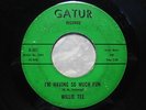 WILLIE TEE 45 Having So Much Fun GATUR holy grail rare New Orleans soul HEAR