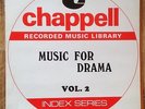 Chappell - Music For Drama Vol.2 LP Roger Webb Spy Drama 