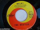 THE BEATLES Help STONE MINT UNPLAYED 1965 STOCK COPY 45 ORIGINAL SLEEVE