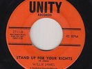 Funk/Deep Soul 45 - Willie James - Stand Up For Your Rights - Unity - mp3