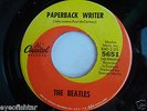 THE BEATLES Paperback Writer STONE MINT UNPLAYED 1966 STOCK COPY CAPITOL 45