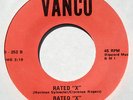 Sweet Soul Funk 45: RATED X “What You Gonna Do About It” on Vanco (Hear) M-