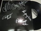 AC DC SIGNED BACK IN BLACK  LP ALBUM