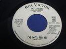 THE CAVALIERS I've gotta find her RCA/VICTOR 9321 Orig 1967 Northern Soul 45 WLP