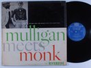GERRY MULLIGAN Mulligan Meets Monk RIVERSIDE LP