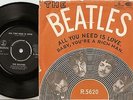 THE BEATLES ALL YOU NEED IS LOVE & BABY, YOU`RE A RICH MAN NORWAY 45+PS 1967