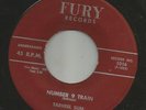 ROCKABILLY R&B- TARHEEL SLIM-  NUMBER 9 TRAIN  -HEAR BOTH- -1958 FURY