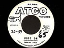 GARAGE MOD 45 SHARON TANDY Hold On ATCO 6518 WLP clean