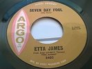RARE R&B MOD NORTHERN SOUL ETTA JAMES SEVEN DAY FOOL ARGO 7