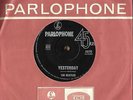 The Beatles original Parlophone single A8173 - Yesterday / Act Naturally, exc