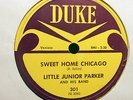 LITTLE JUNIOR PARKER Sweet Home Chicago/Sometimes DUKE 301 MINT BLUES 78 HEAR ?