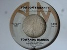 TOWANDA BARNES YOU DON'T MEAN IT  WIGAN CASINO NORTHERN SOUL CLASSIC.