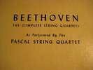rare Pascal Quartet Beethoven: Complete String Quartets Concert Hall 11LP ex