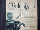 ROLPH SCHROEDER Complete Works For Solo Violin BACH RARE 3lp Set COLUMBIA SL-189