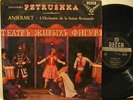 ERNEST ANSERMET U.K. LP STRAVINSKY PETRUSHKA Classical WITH BLUE BORDER ON BACK