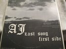 Psych Rock LP AJ - Last Song First Side BLACK WALNUT ORIG Private Press EX