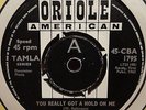 MIRACLES YOU REALLY GOT A HOLD ON ME OG UK ORIOLE 45 DEMO