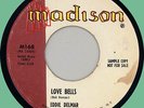 EDDIE DELMAR (w/ group) Love Bells / Blanche 45rpm Madison 1961