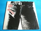 the rolling stones  sticky fingers  real zip sleeve  uk 1st press  lp coc 59100