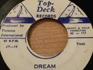 ORIGINAL TOP DECK JY 14 DREAM - THE VIBRATORS RARE SKA ORIGINAL 7