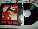 Original 1983 METALLICA Kill Em All vinyl record. (MEGAFORCE Label MRI 069)