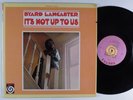 BYARD LANCASTER It's Not Up To Us VORTEX LP VG+
