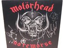 Bronze Records MOTORHEAD - NO REMORSE - Album SIGNED Jacket Only LEMMY KILMISTER