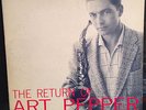 Art Pepper the Return of Art Pepper Jazz West JWLP-10 LP Mono Deep Groove