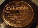 JAZZ ROGER WOLFE KAHN Tell Me Why You Smile, Mona Lisa? COLUMBIA 2662