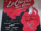 Rare Autographed x 4 La Cage Aux Folles George Hearn Gene Barry RCA Red Seal