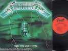 METALLICA ride the lightning FRENCH GREEN COVER RED LABEL BERNETT SB 18026 LP
