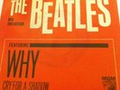 Rare Beatles with Tony Sheridan Why/Cry for a Shadow w/PS DJ Copy