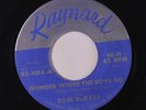 ROSE DUBATS: Wonder Where The Boys Go / Signals From Saturn 45 rare Oldies