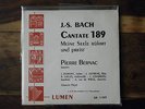 Rare Jacques Dumont , Pierre Bernac Bach Cantate 189 Lumen