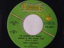 ANDY ANDERSON: I'm Gonna Sit Right Down & Cry Over You / Promise Me 45 rare Roc