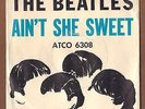 ATCO 60s rock 45 THE BEATLES - Ain't She Sweet + Nobody's Child + picture sleeve