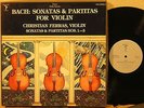 SINE QUA NON SAS 2028/3 BACH  VIOLIN SONATAS & PARTITAS CHRISTIAN FERRAS 3LP NM