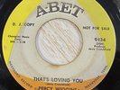 Percy Wiggins 45 ABET PROMO That's Loving You NORTHERN SOUL LISTEN