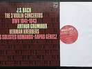 Philips 9500 614 Stereo - Bach The 3 Violin Concertos Grumiaux Krebbers ED1 NM