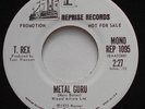 T REX Metal Guru  EX REPRISE Mono/Stereo White Label Promo 45
