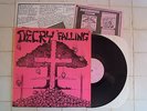 DECRY falling LP TOXIC SHOCK 1984 PINK CVR 1st PRESS 2 inserts MIA CHANNEL 3 KBD