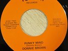 Donnie Brown 45 TOP CAT Funky Mind RARE DEEP FUNK KILLER BALLAD LISTEN