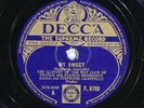 78 RPM --  Quintet of the Hot Club of France (Django Reinhardt), Decca F 6769, E