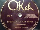1924 Okeh Blues 78 Record, Virginia Liston, Free US Media Shipping