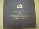 Chopin Piano Concerto no. 2 Alfred CORTOT Barbirolli  4x78 RPM HMV