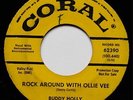 BUDDY HOLLY: ROCK AROUND WITH OLLIE VEE / I'M GONNA LOVE - PROMO (CORAL) 45rpm