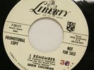 EDDIE COCHRAN I remember / teenage heaven 45 LIBERTY -- rock promo -- VG+