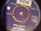 Northern Soul - MICKY MOONSHINE - NAME IT YOU GOT IT - DECCA