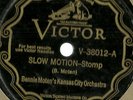 Bennie Moten Kansas City Orch Slow Motion, Hot Water Blues Victor V-38012 78 rpm