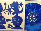 HALF JAPANESE Overjoyed LP Vinyl BLUE SPLATTER /500 SIGNED POSTER X/67 Nirvana
